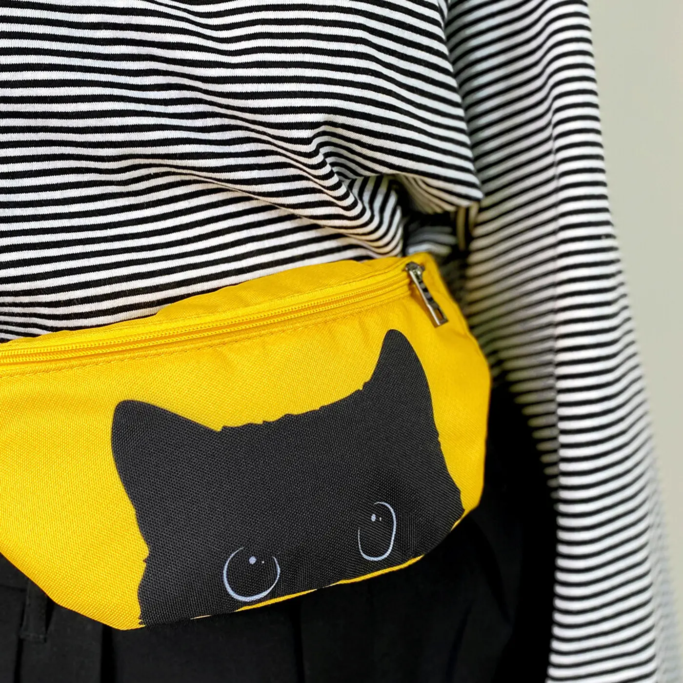 Ledvinka BUMBAG  Černá kočka - fotografie 3