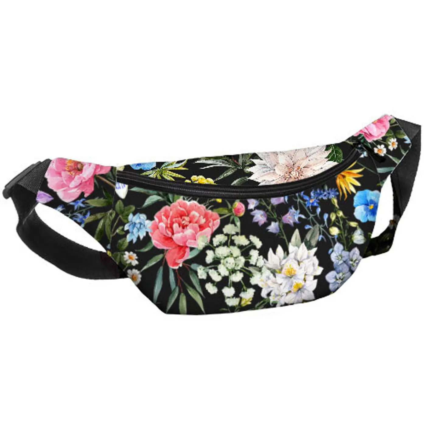 Ledvinka BUMBAG Kytice s pivoňkami - fotografie 1