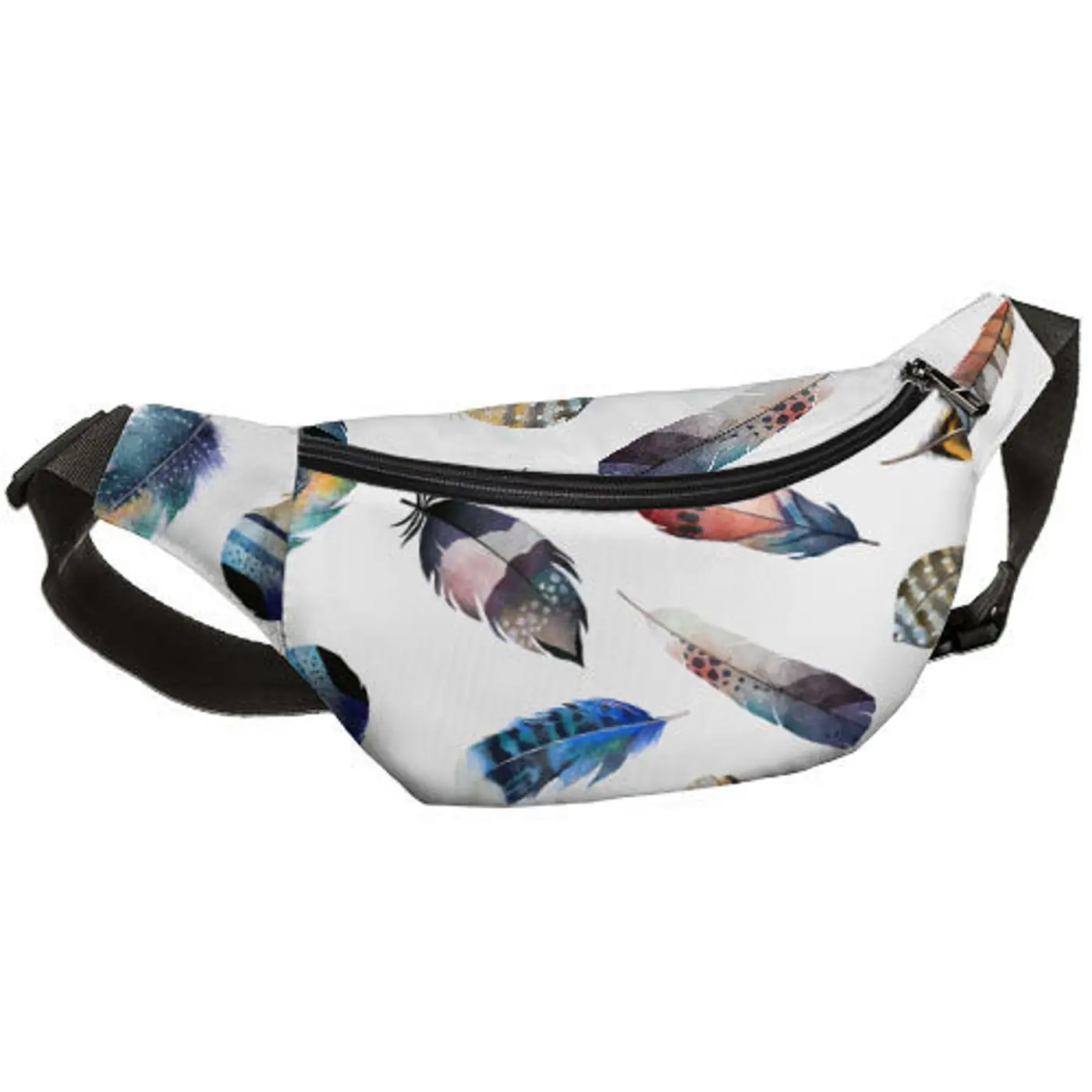 Ledvinka BUMBAG Barevné peří - fotografie 1