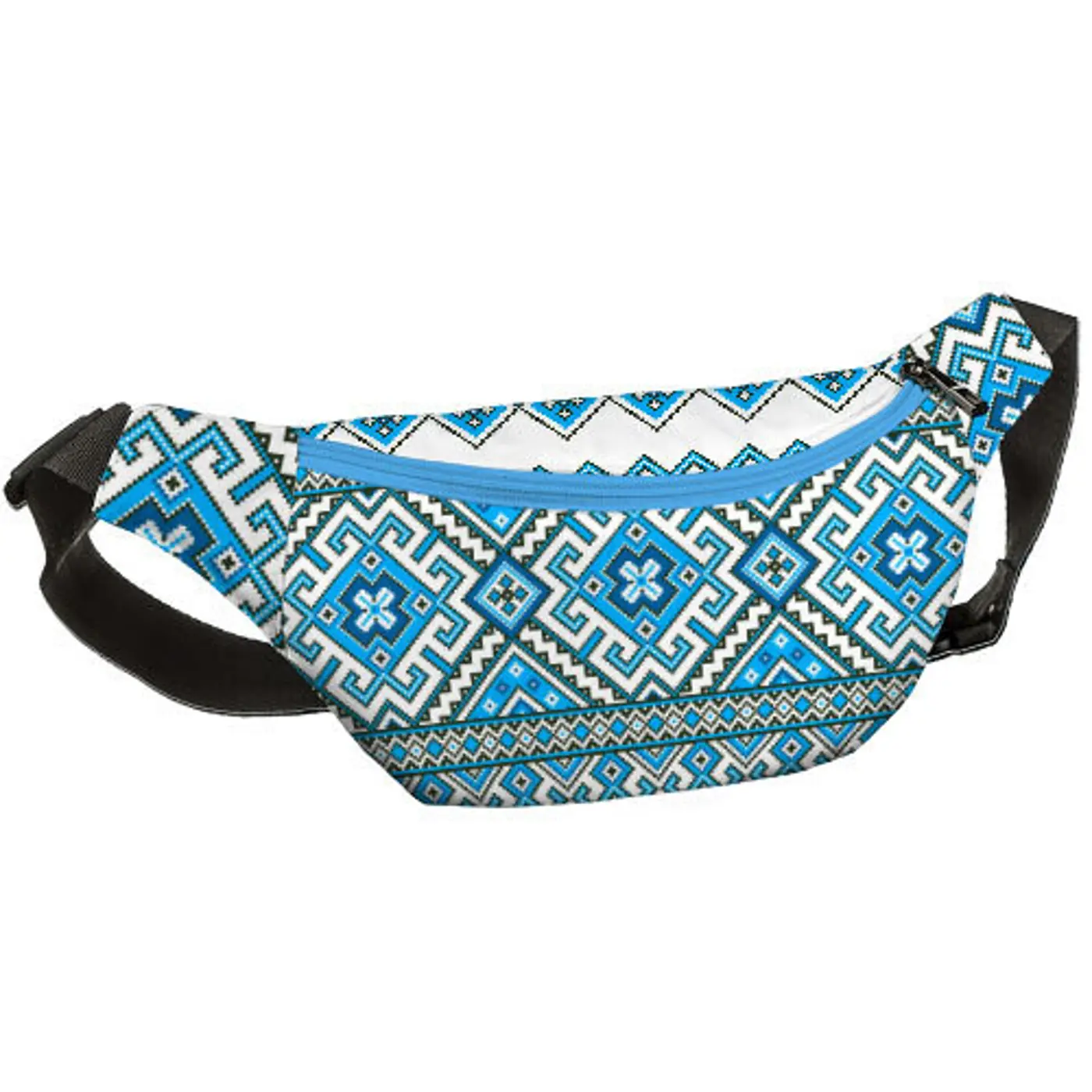Ledvinka BUMBAG modrý vzor - fotografie 1