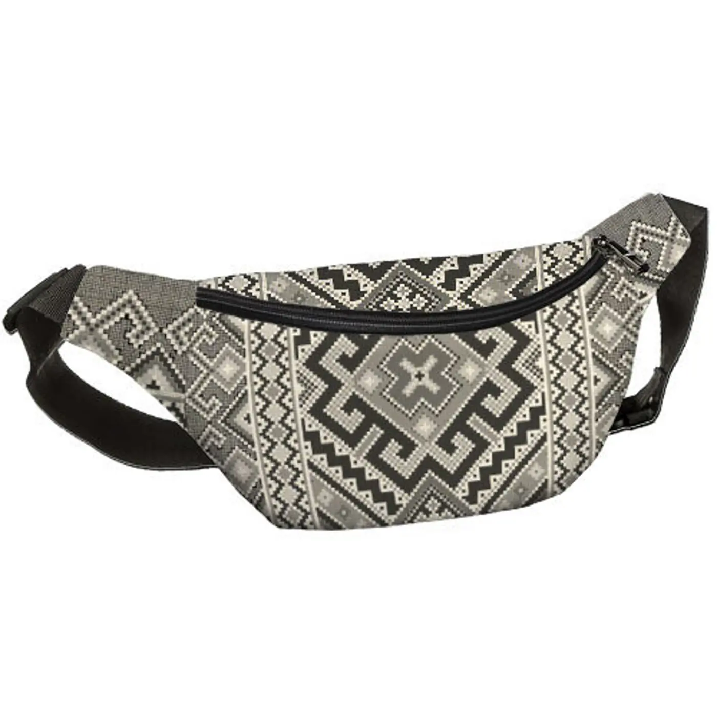 Ledvinka BUMBAG  šedý vzor - fotografie 1
