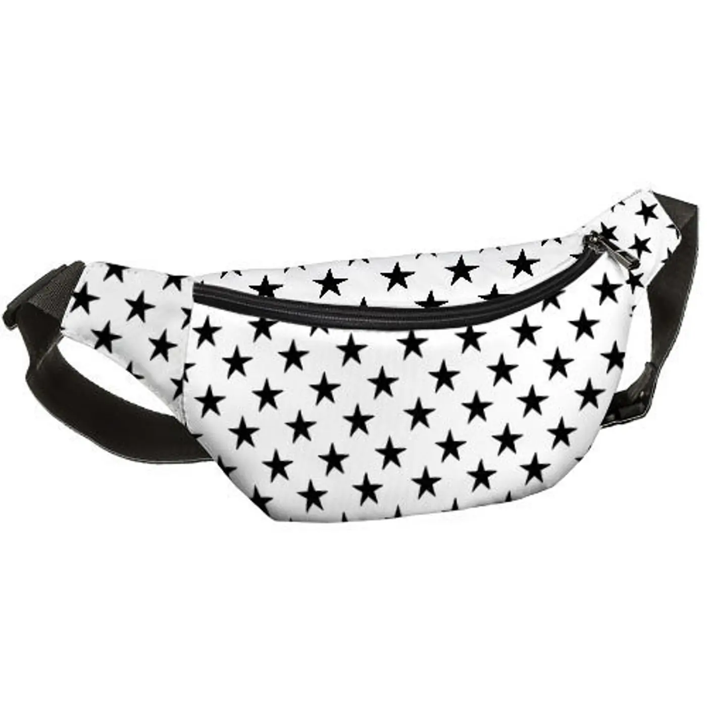 Ledvinka BUMBAG Hvězdy na bílém pozadí - fotografie 1