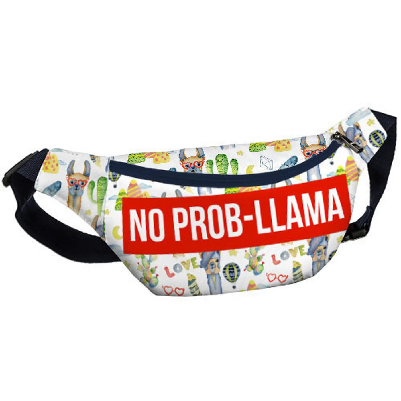 Ledvinka BUMBAG  No prob-llama - fotografie 1