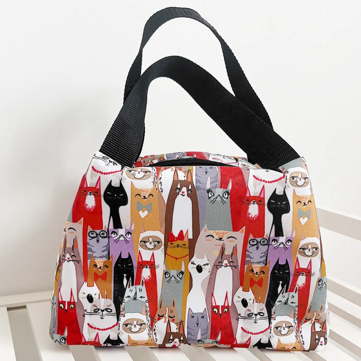 Termotaška Lunch bag kočky - fotografie 1