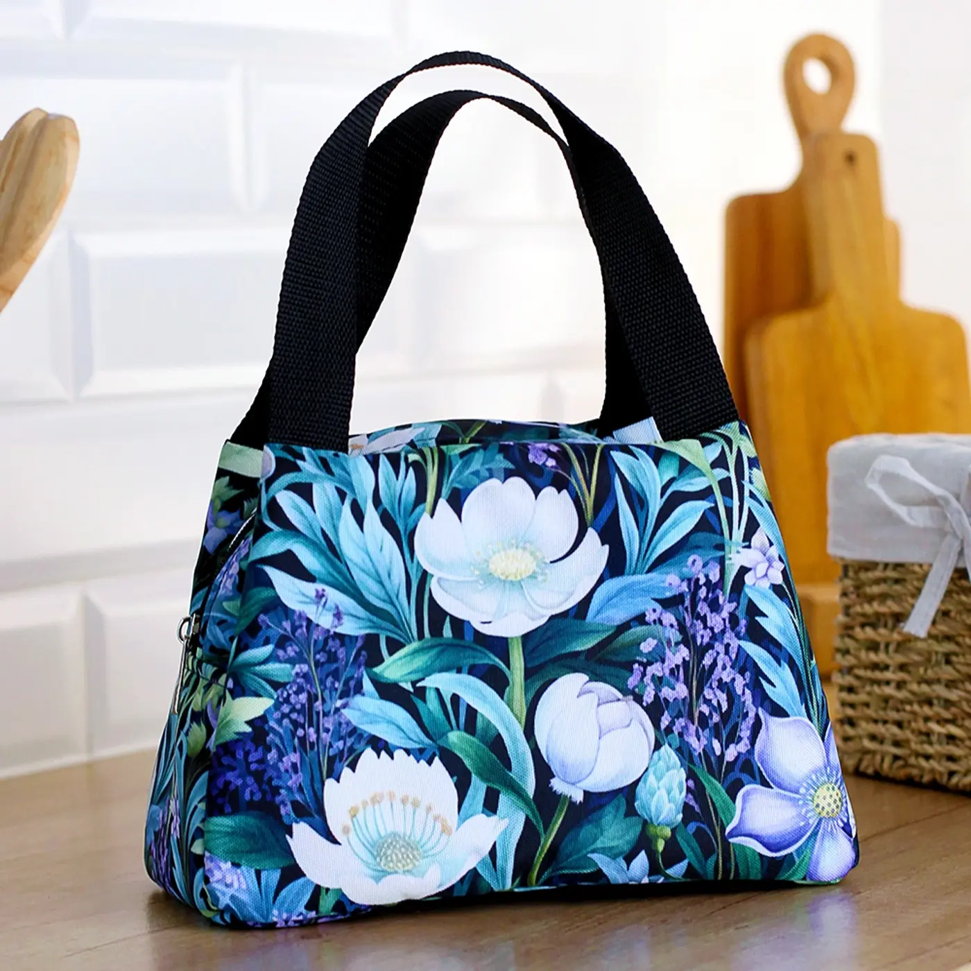 Termotaška Lunch bag Úžasné květiny - fotografie 1