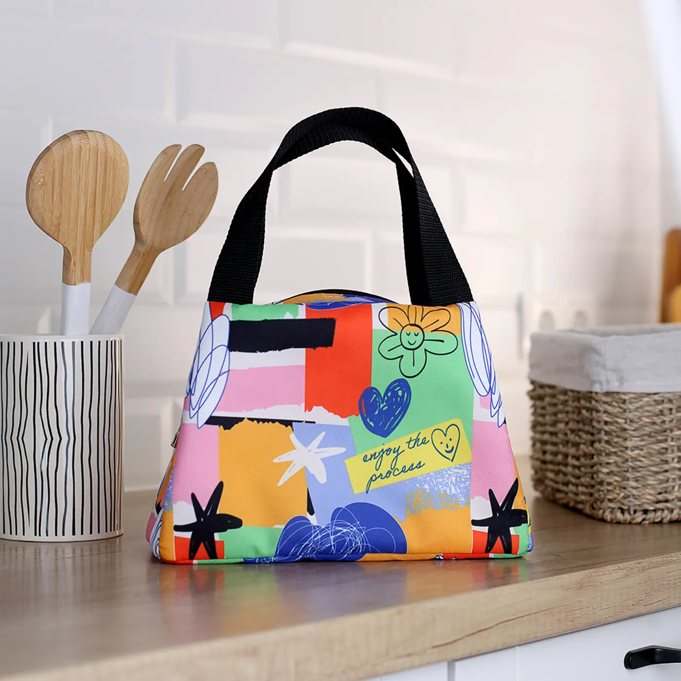 Termotaška Lunch bag Enjoy the process - fotografie 1