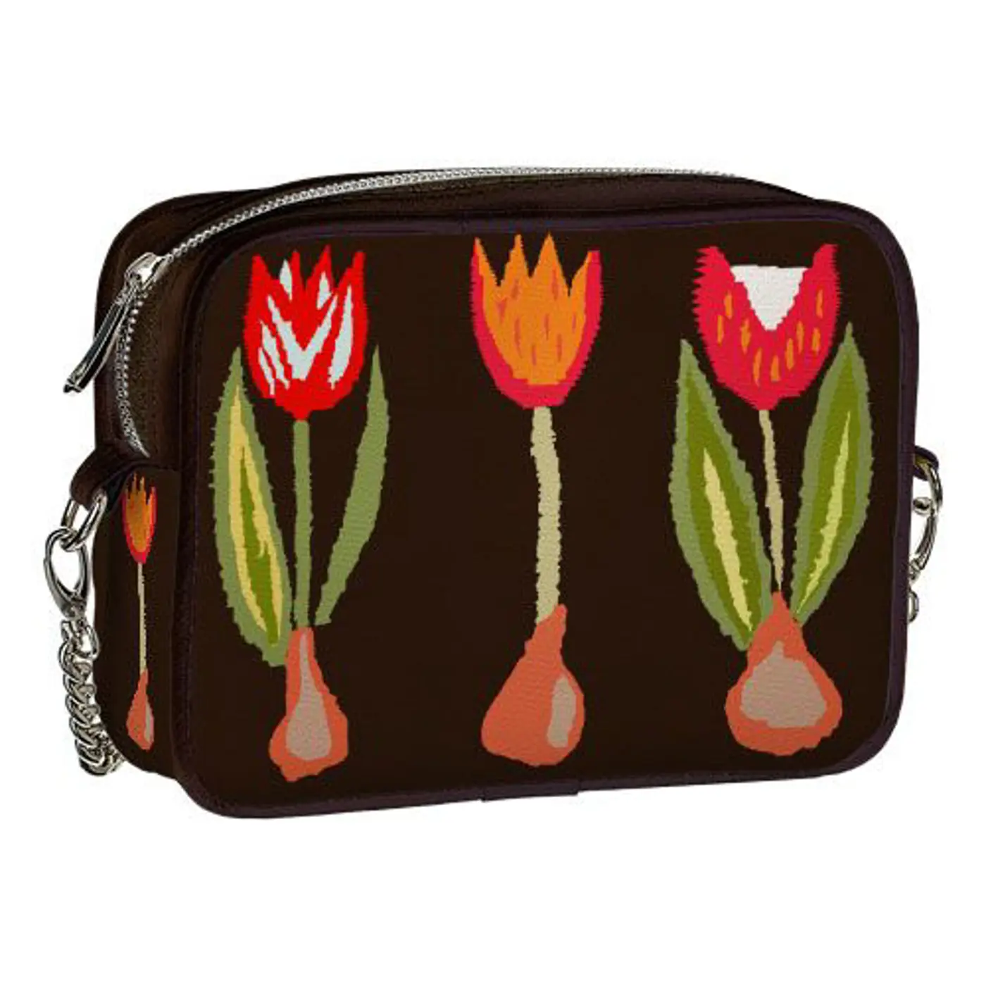 Kabelka na řetízku Cherie tulipány - fotografie 1