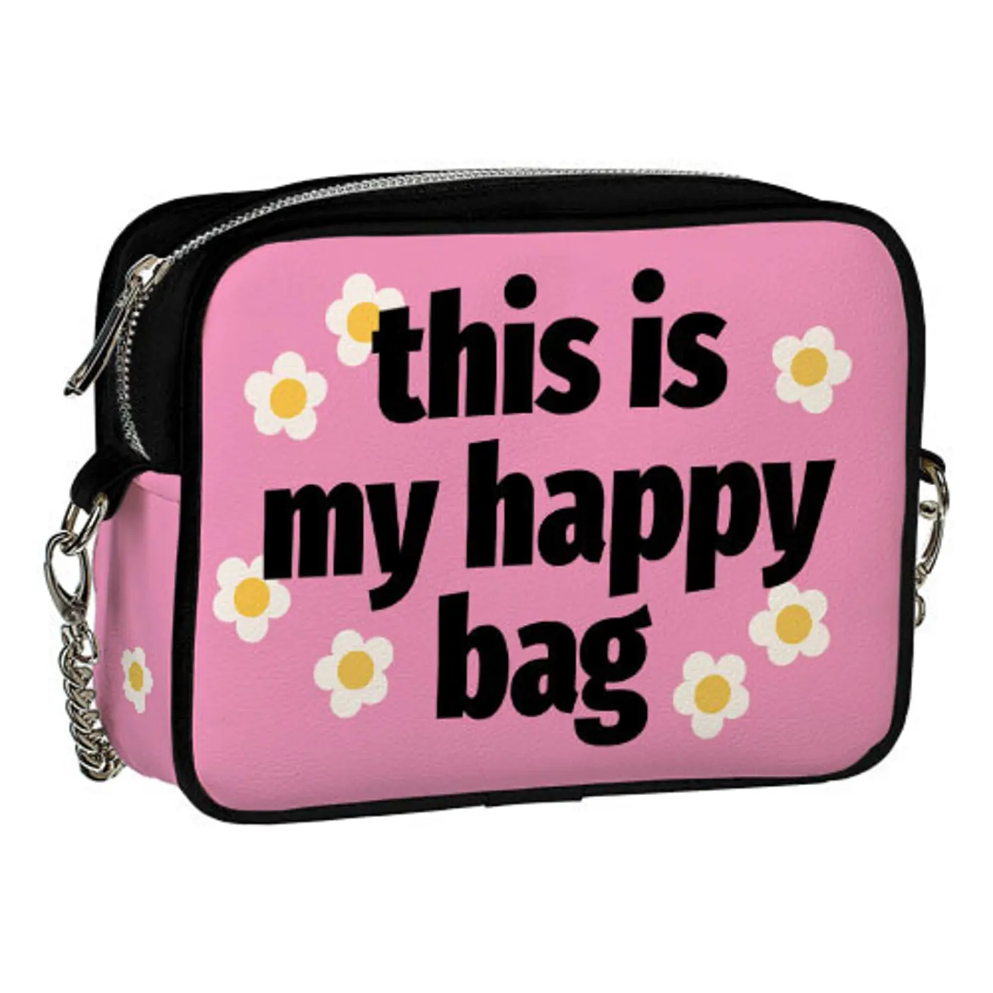 Kabelka na řetízku Cherie  "This is my happy bag" - fotografie 1