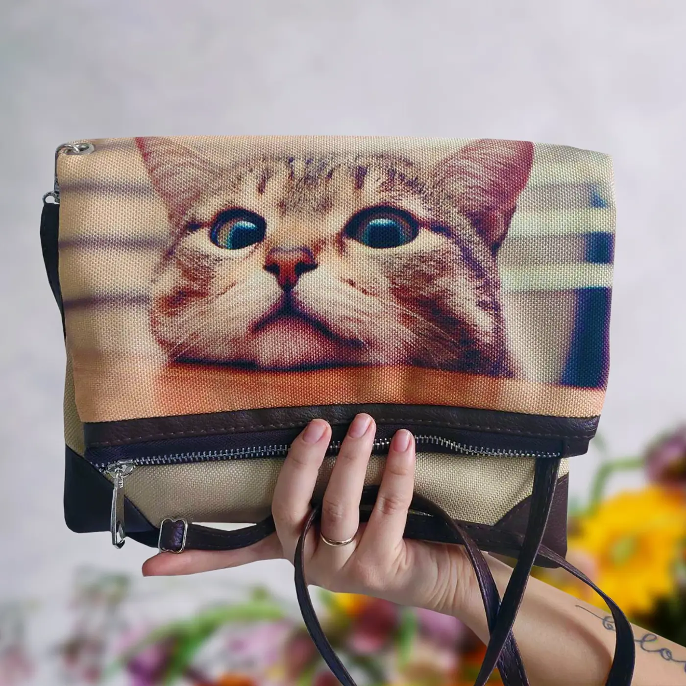 Kabelka pretty Zvědavá kočka - fotografie 2