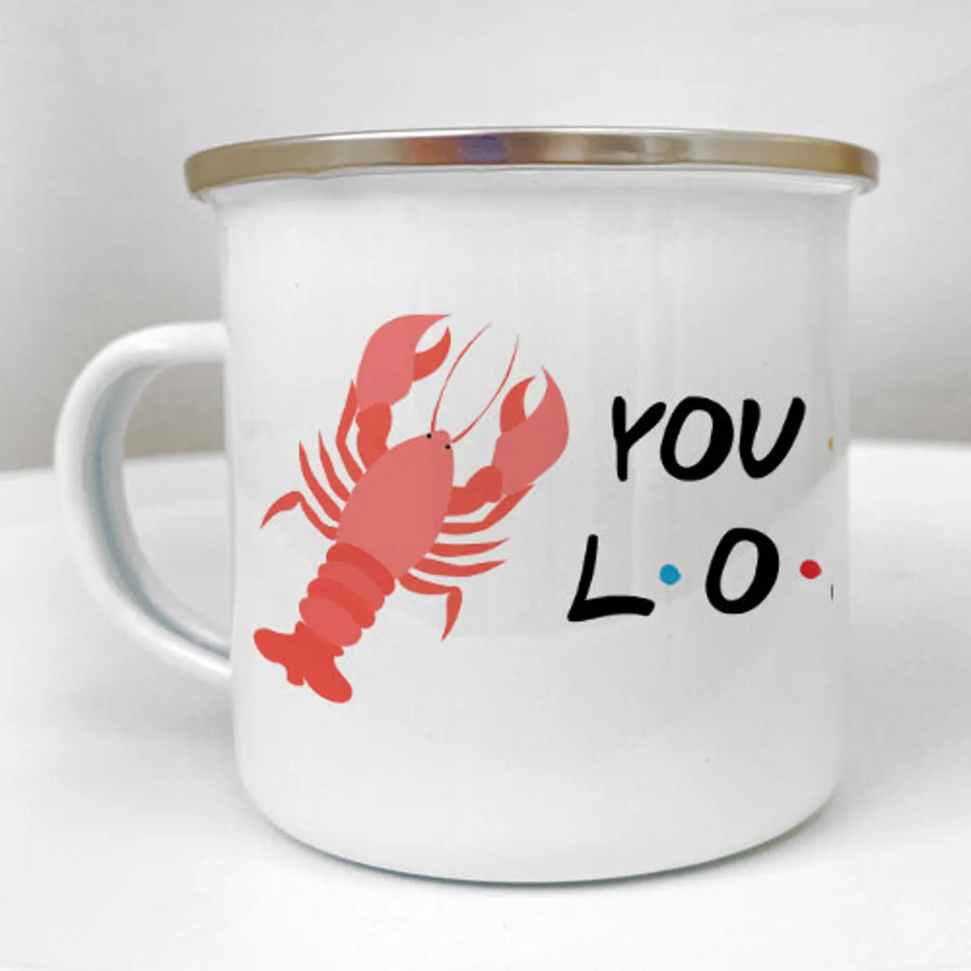 Smaltovaný hrnek Camper  You are my lobster - fotografie 1