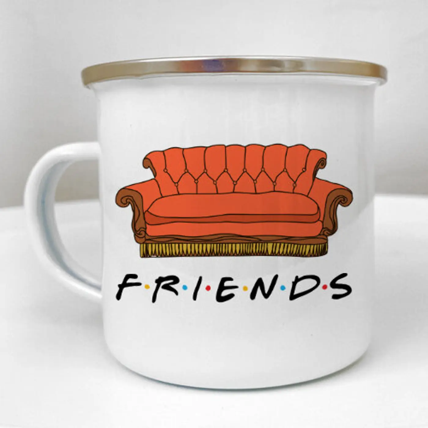 Smaltovaný hrnek Camper Friends - fotografie 1