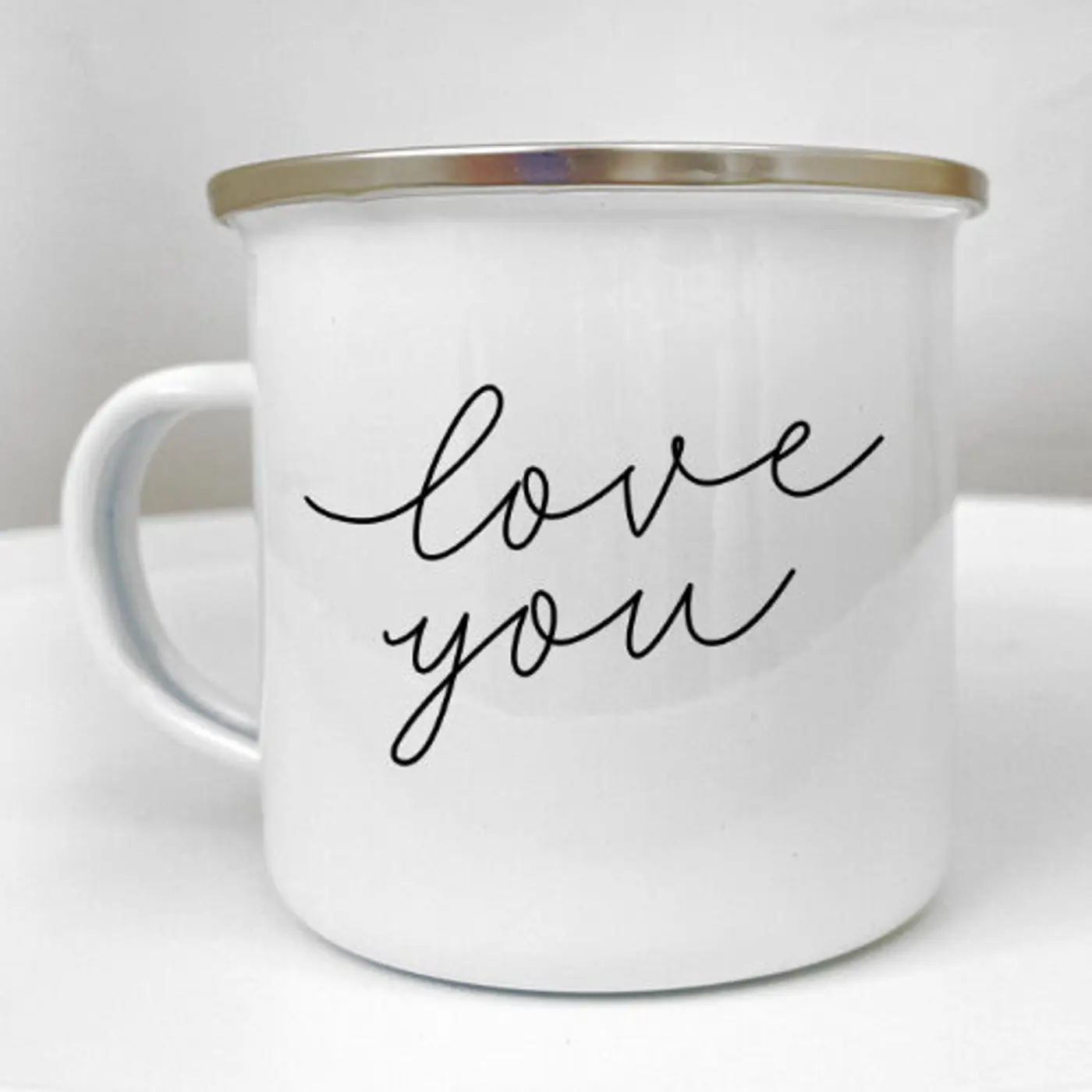 Smaltovaný hrnek Camper Love you - fotografie 1