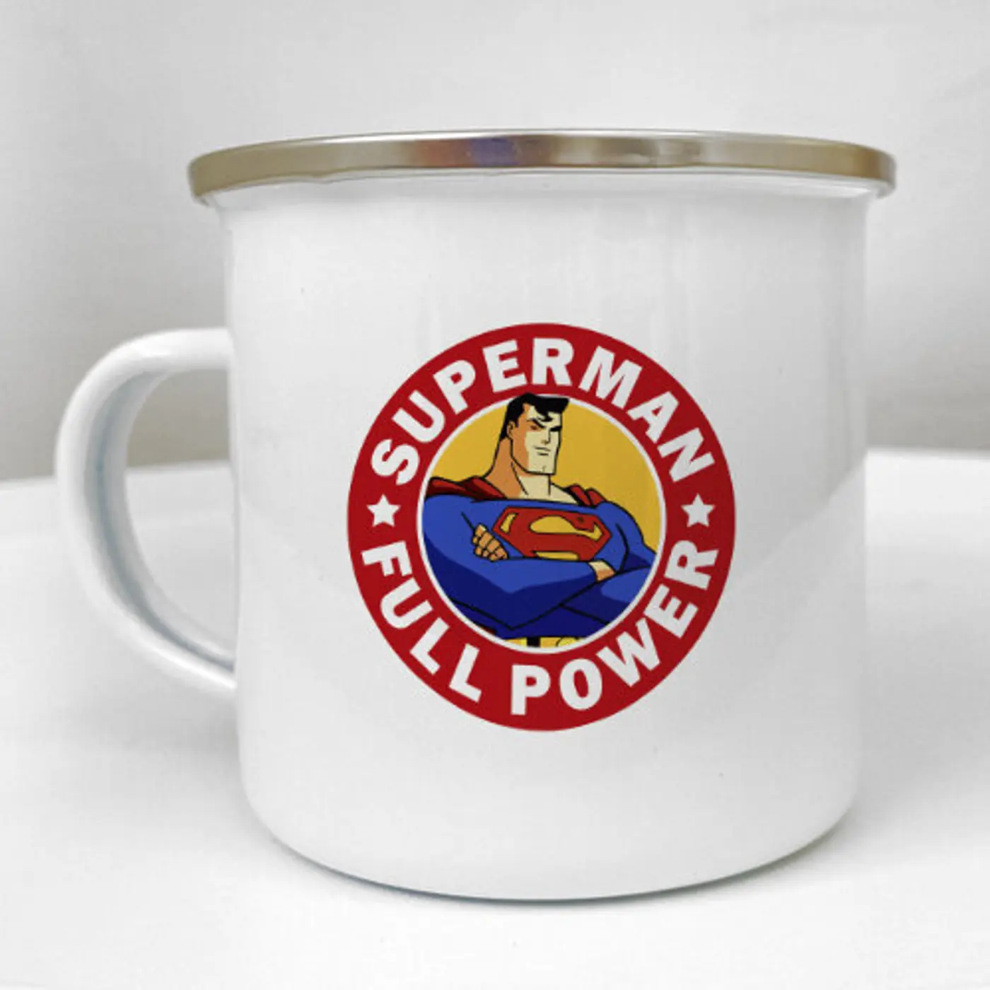 Smaltovaný hrnek Camper  Superman full power - fotografie 1