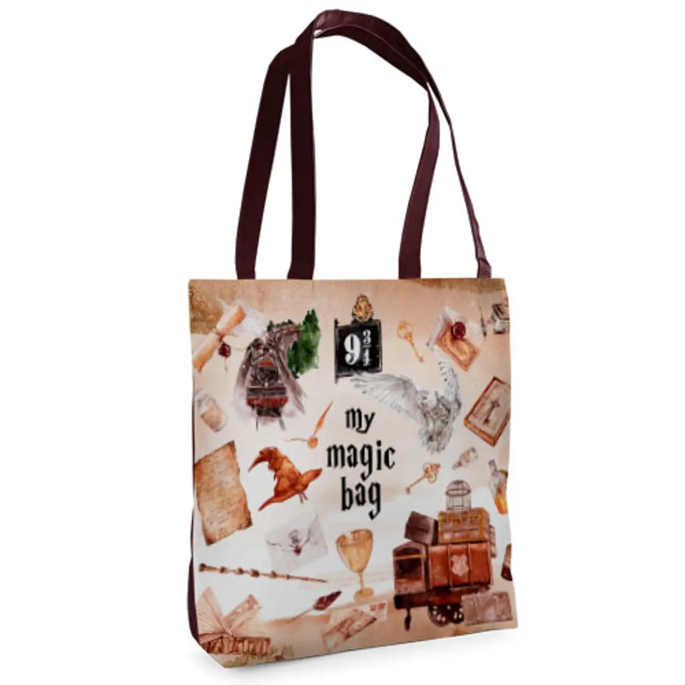 Textilní taška Tenderness My magic bag – stylový shopper na zip - fotografie 1