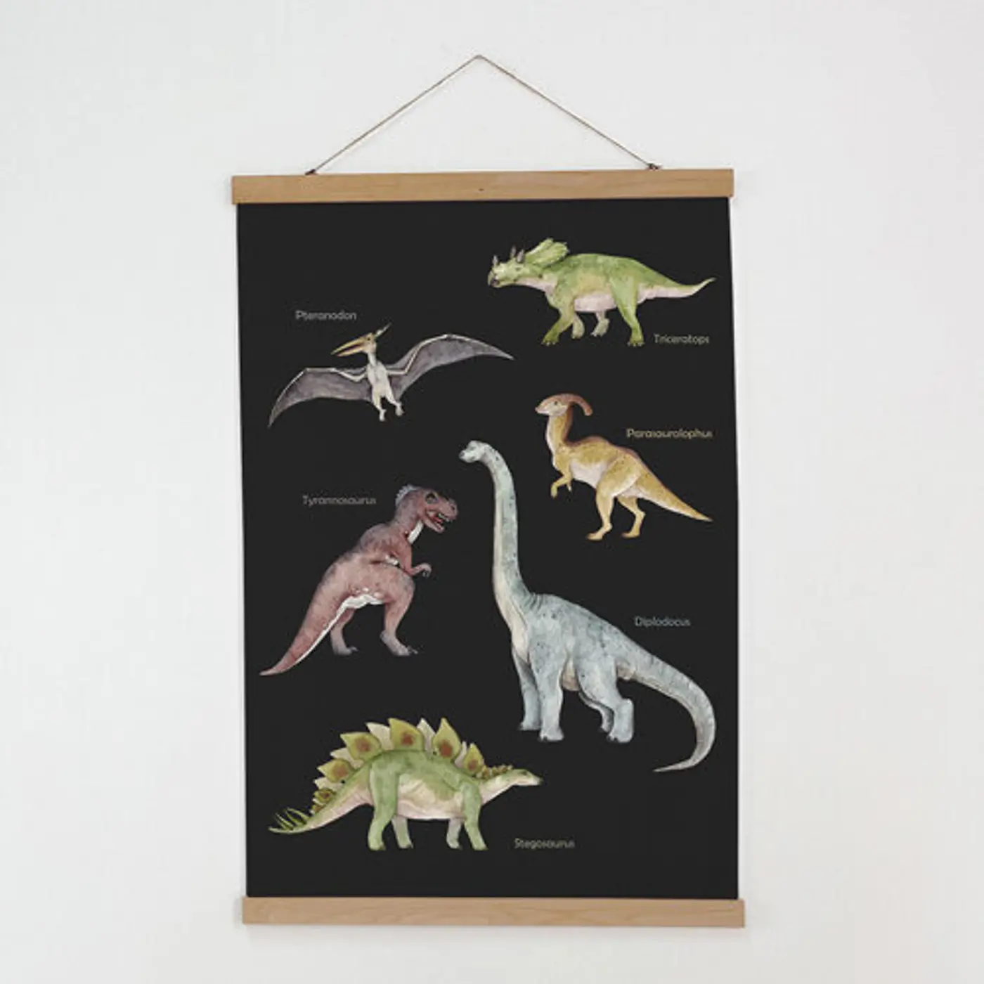 Látkový plakát na zeď Dinosauři - fotografie 1