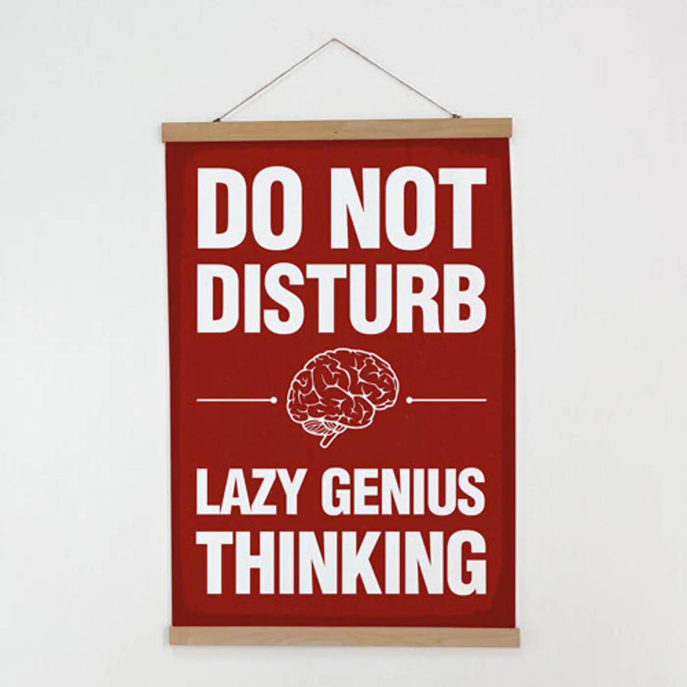 Látkový plakát na zeď Do not disturb - fotografie 1