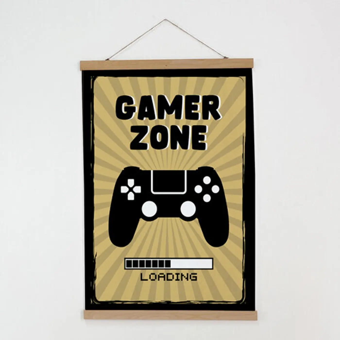 Látkový plakát na zeď Gamer zone - fotografie 1