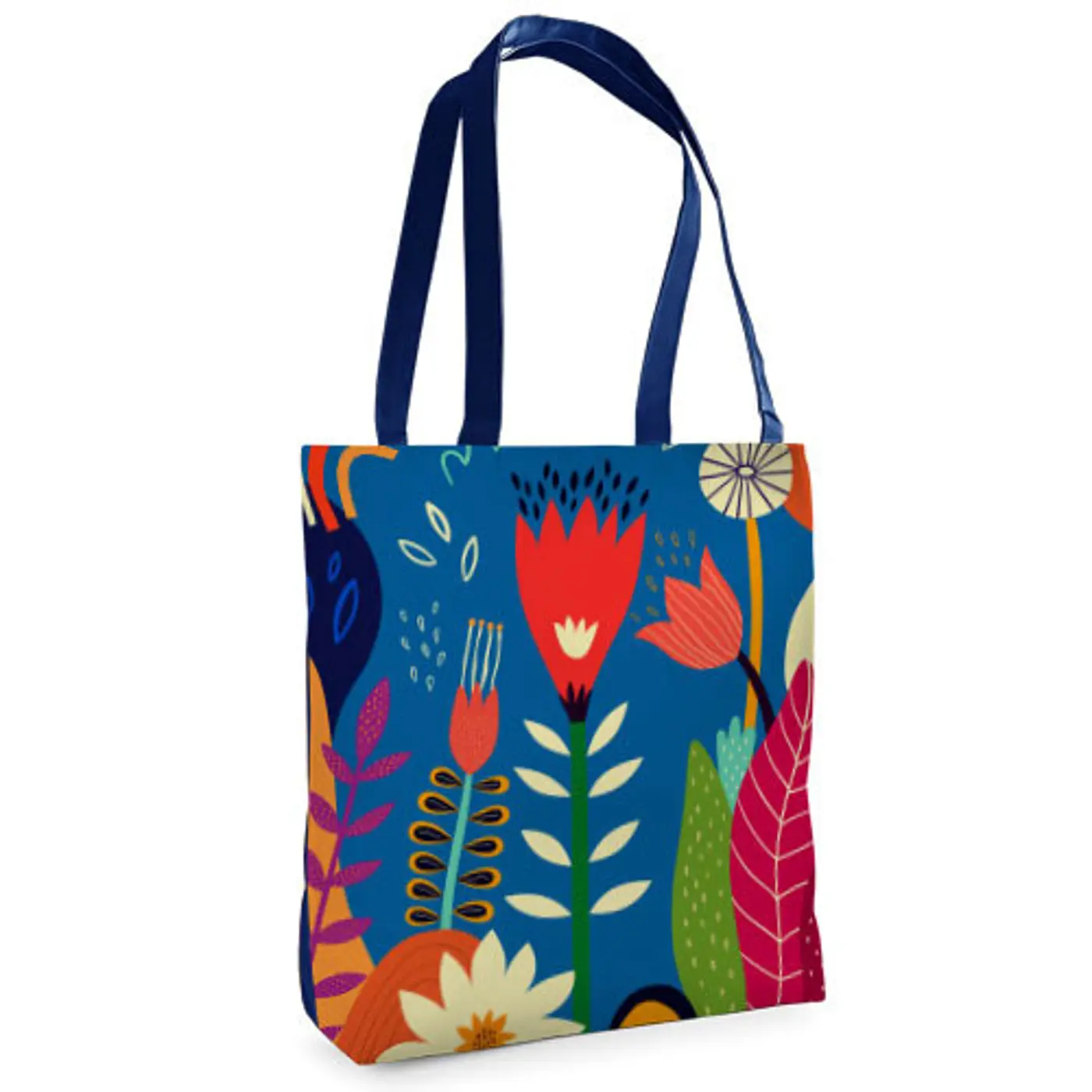 Textilní taška Tenderness Květiny – stylový shopper na zip  - fotografie 1