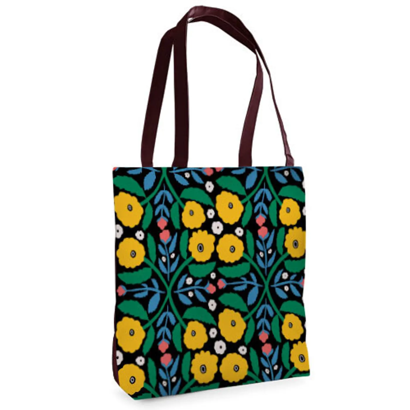 Textilní taška Tenderness Akvarel – stylový shopper na zip - fotografie 1