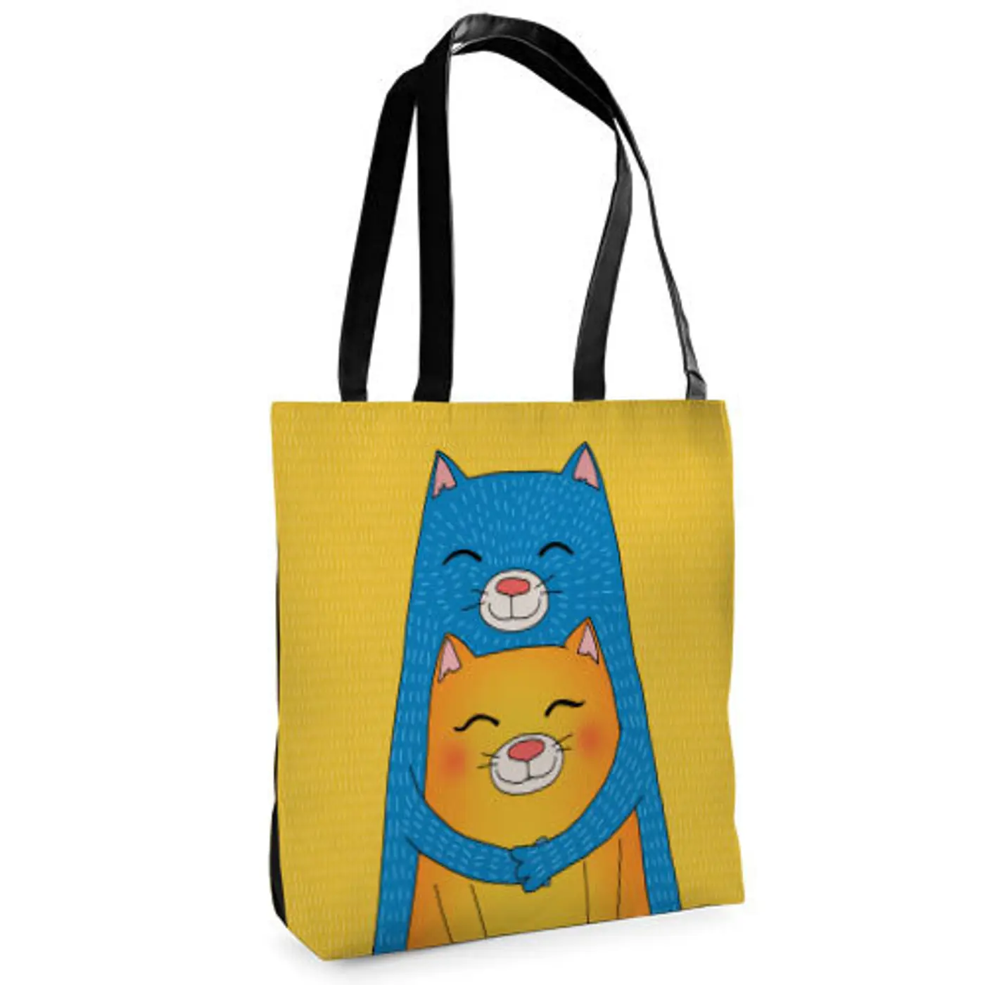 Textilní taška Tenderness O lásce– stylový shopper na zip - fotografie 1