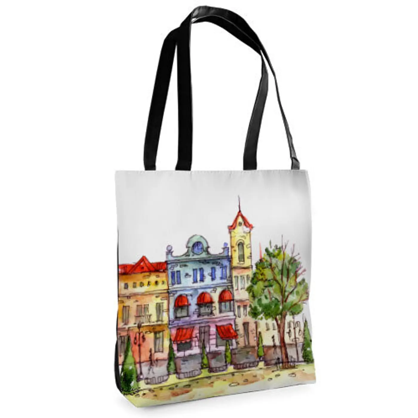 Textilní taška Tenderness City– stylový shopper na zip - fotografie 1