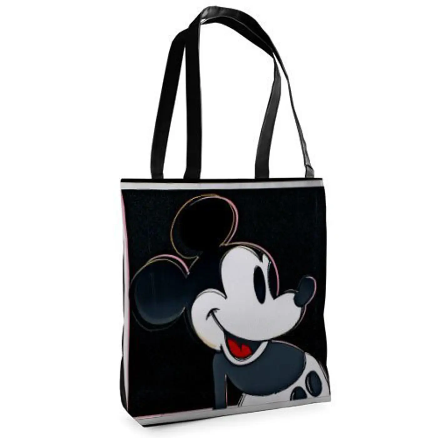 Textilní taška Tenderness Mickey Mouse – stylový shopper na zip - fotografie 1