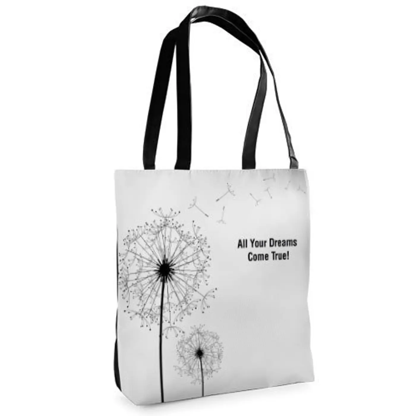 Textilní taška Tenderness Pampelišky  – stylový shopper na zip  - fotografie 1