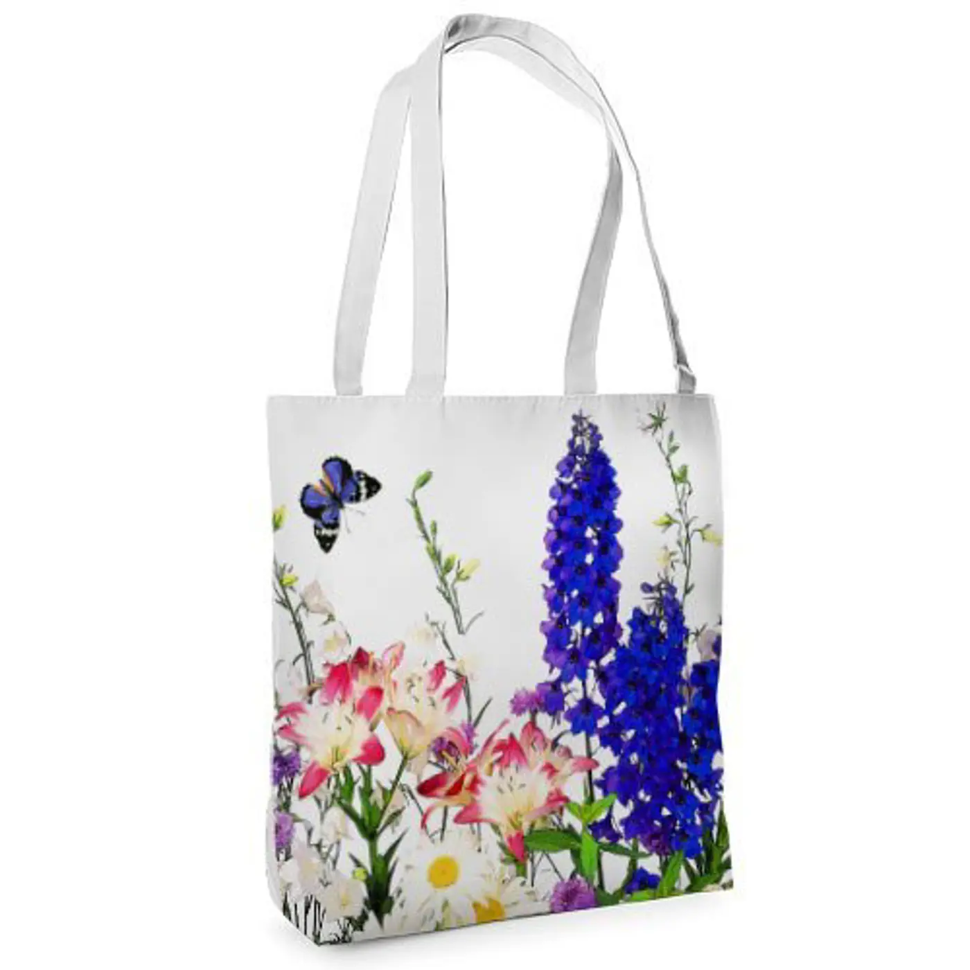 Textilní taška Tenderness Jarní nálada  – stylový shopper na zip - fotografie 1