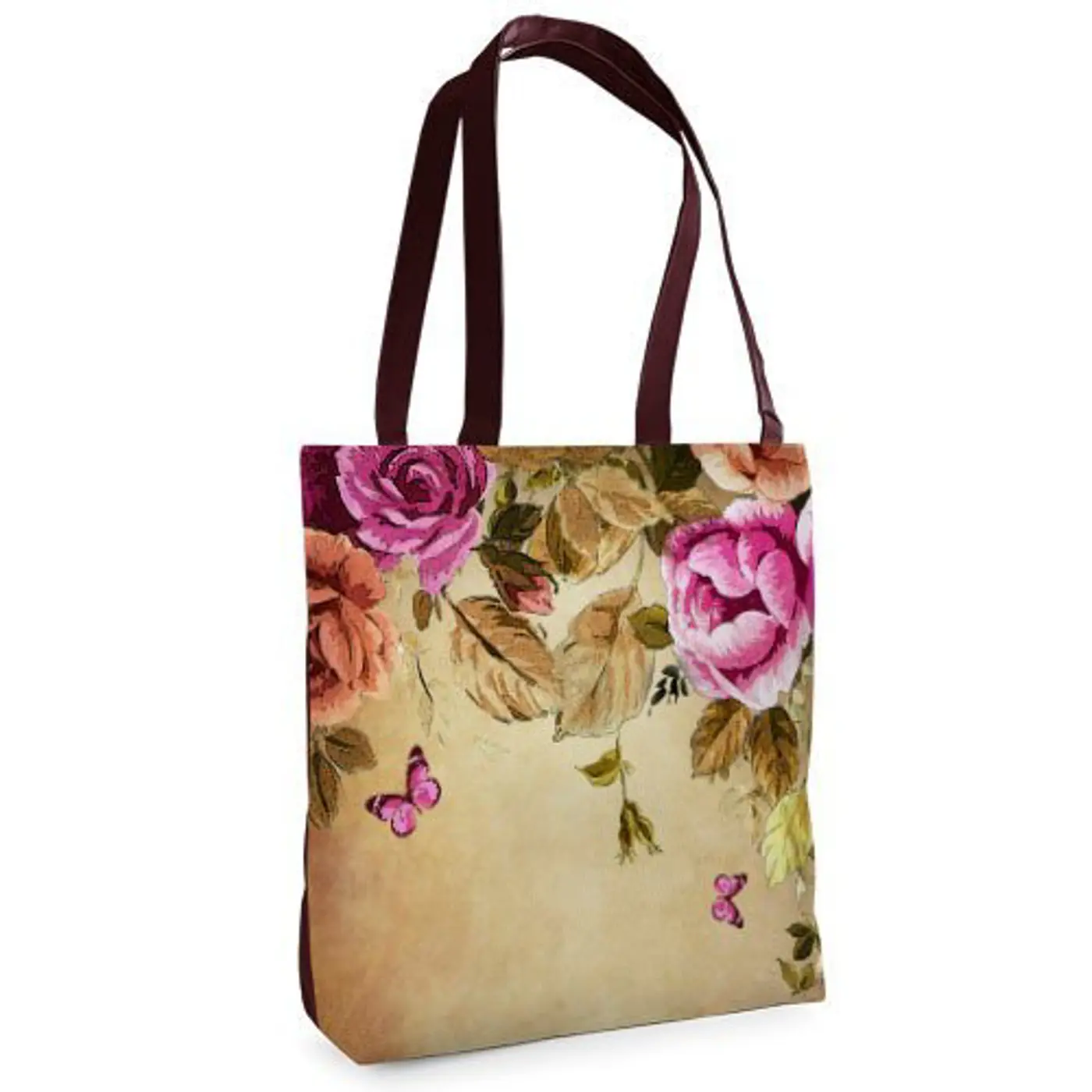 Textilní taška Tenderness Kouzelné květiny – stylový shopper na zip - fotografie 1