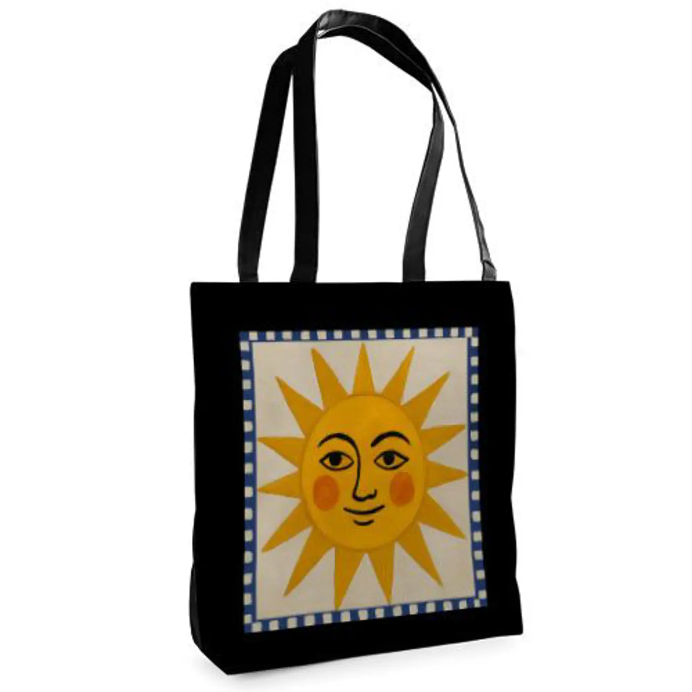 Textilní taška Tenderness Slunce – stylový shopper na zip - fotografie 1