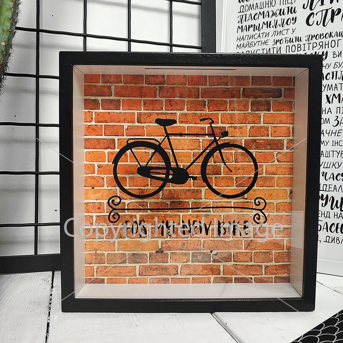 Dřevěná pokladnička na peníze for my new bike  - fotografie 1