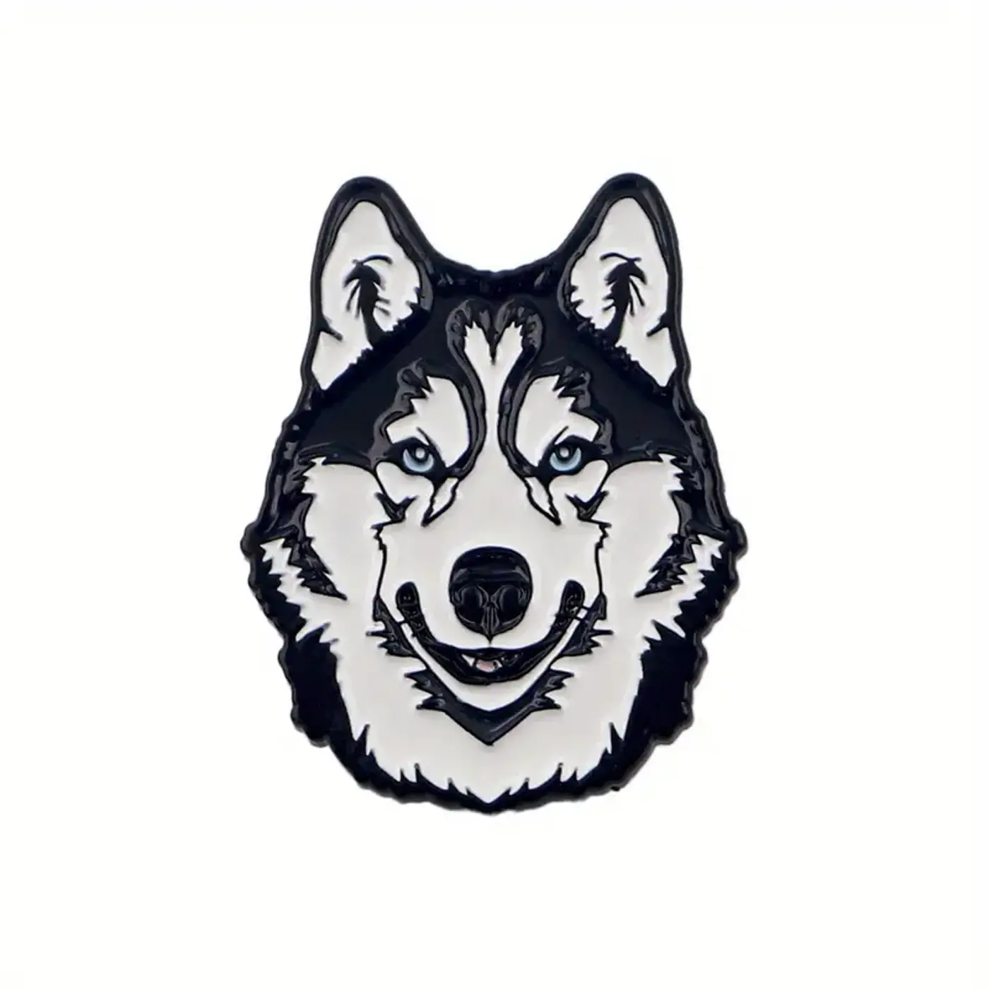 Smaltovaný pin – Husky 2,2 × 3,1 cm - fotografie 1