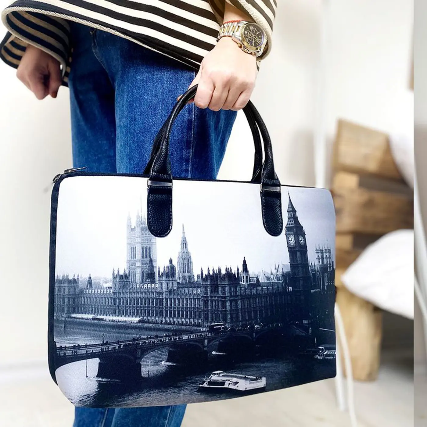 Taška Sakvoyage na notebook XXL London  - fotografie 1