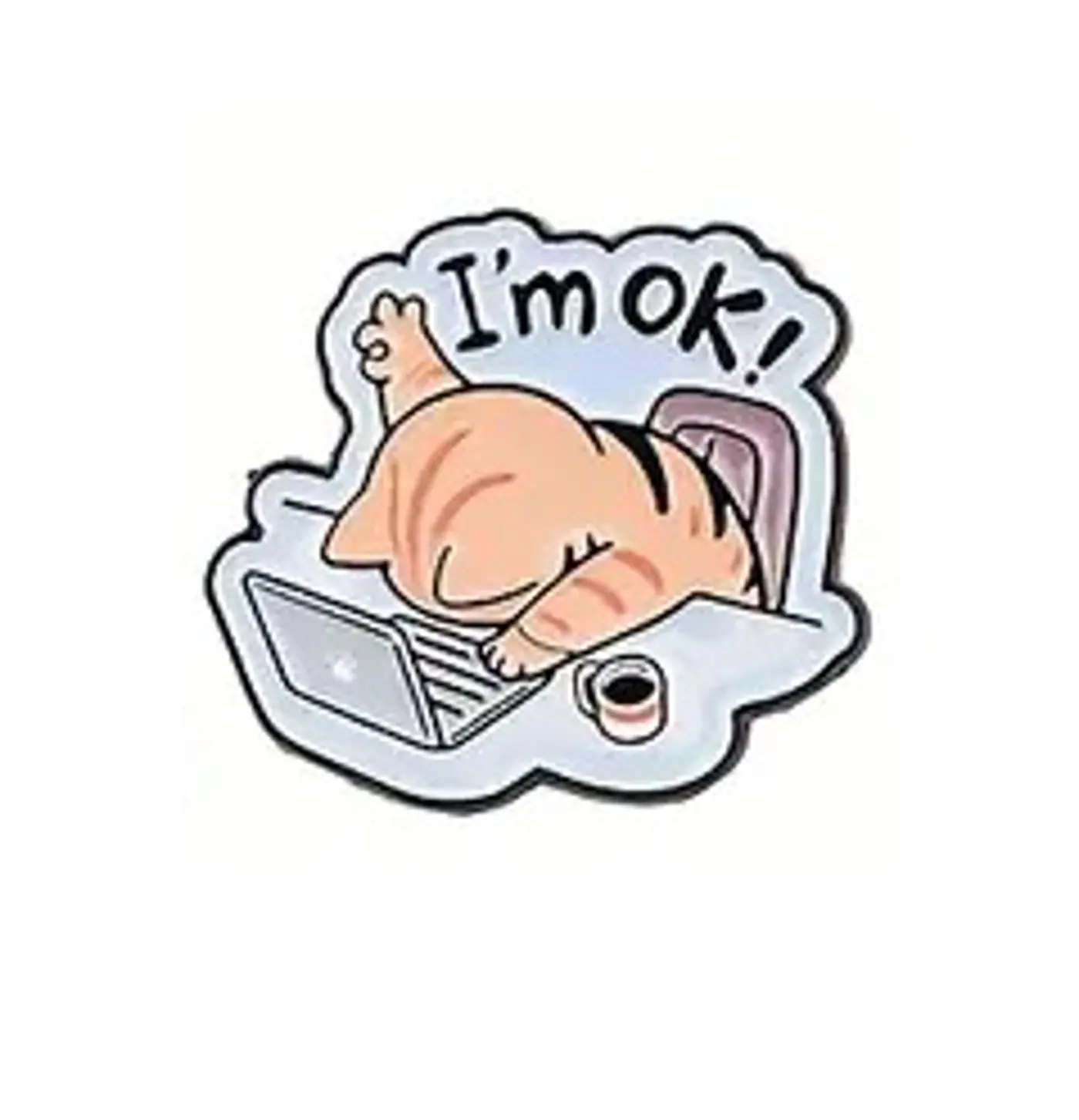 Pin – I’m OK Kočka - fotografie 1
