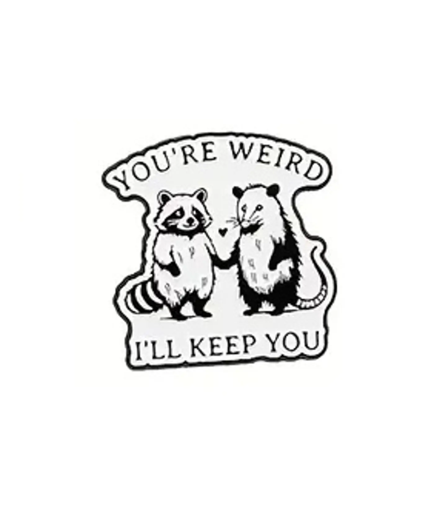 Pin – You’re Weird (Mýval) - fotografie 1