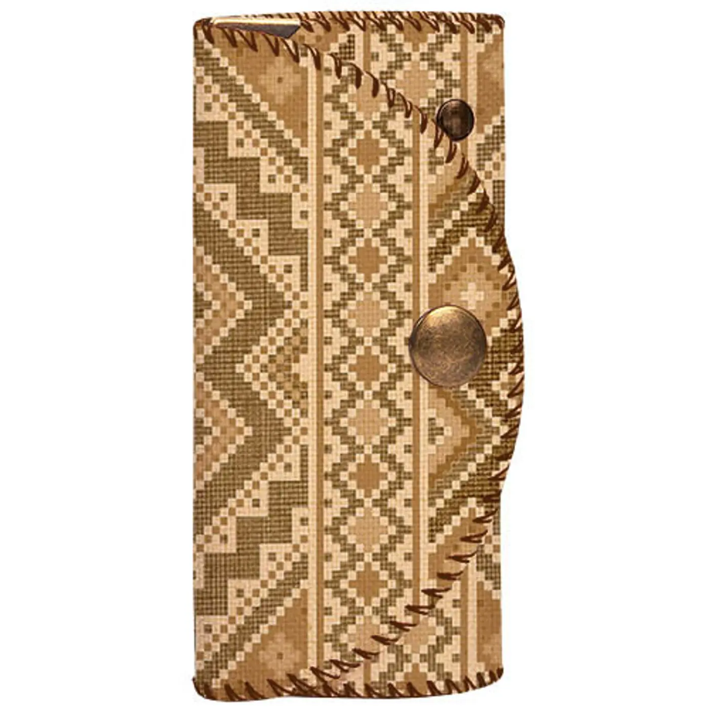Klíčenka do kabelky – barevná kapsička na klíče s karabinkami ornament - fotografie 3