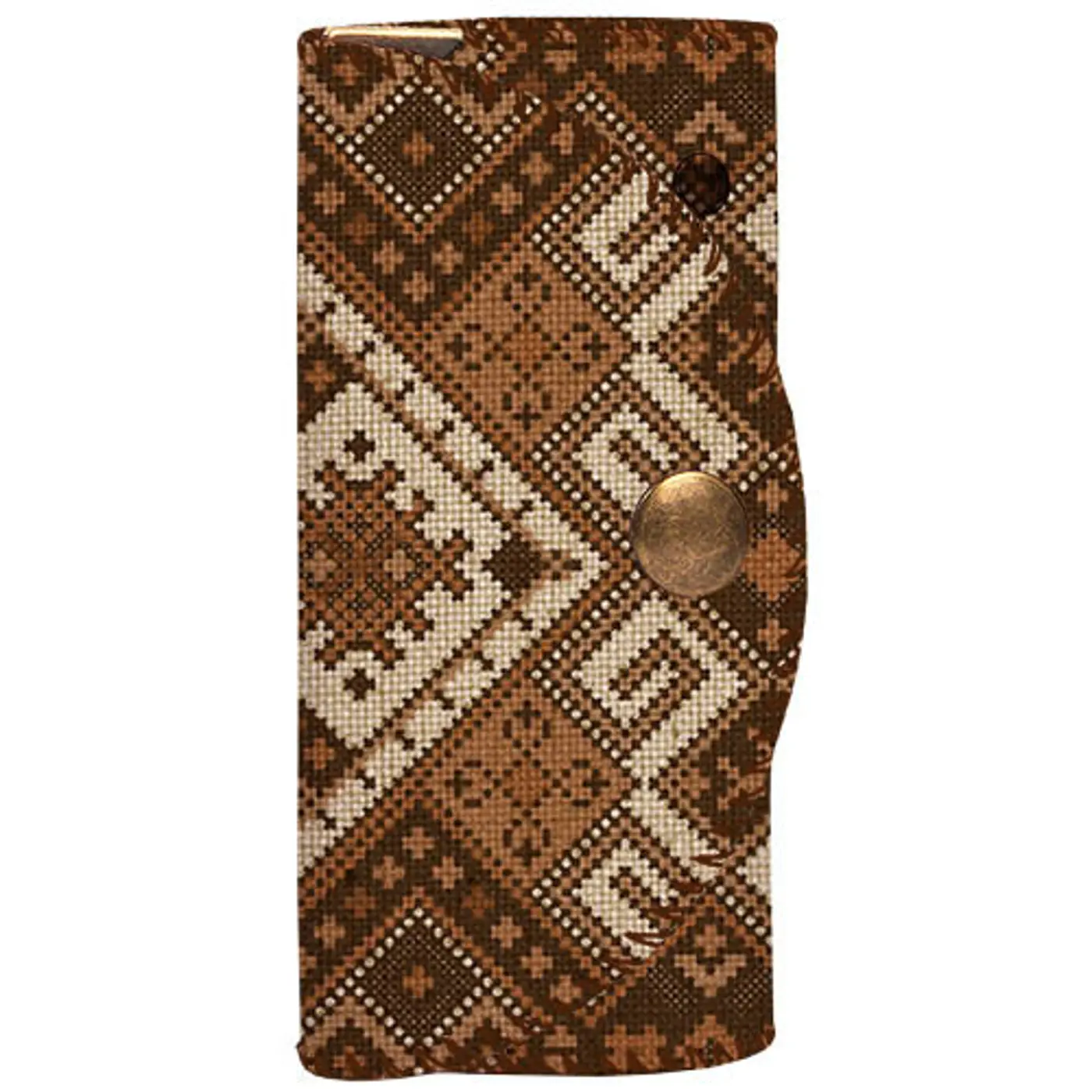 Klíčenka do kabelky – barevná kapsička na klíče s karabinkami ornament - fotografie 1