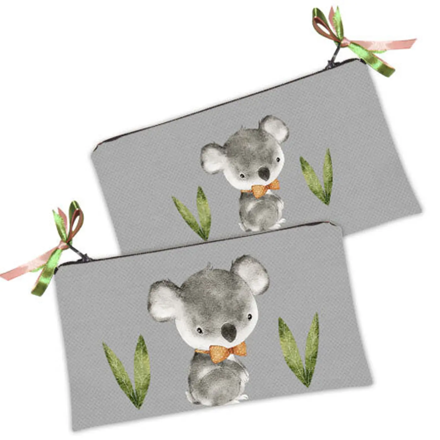 Kosmetická taška MINI – malá látková taštička s potiskem Koala - fotografie 1