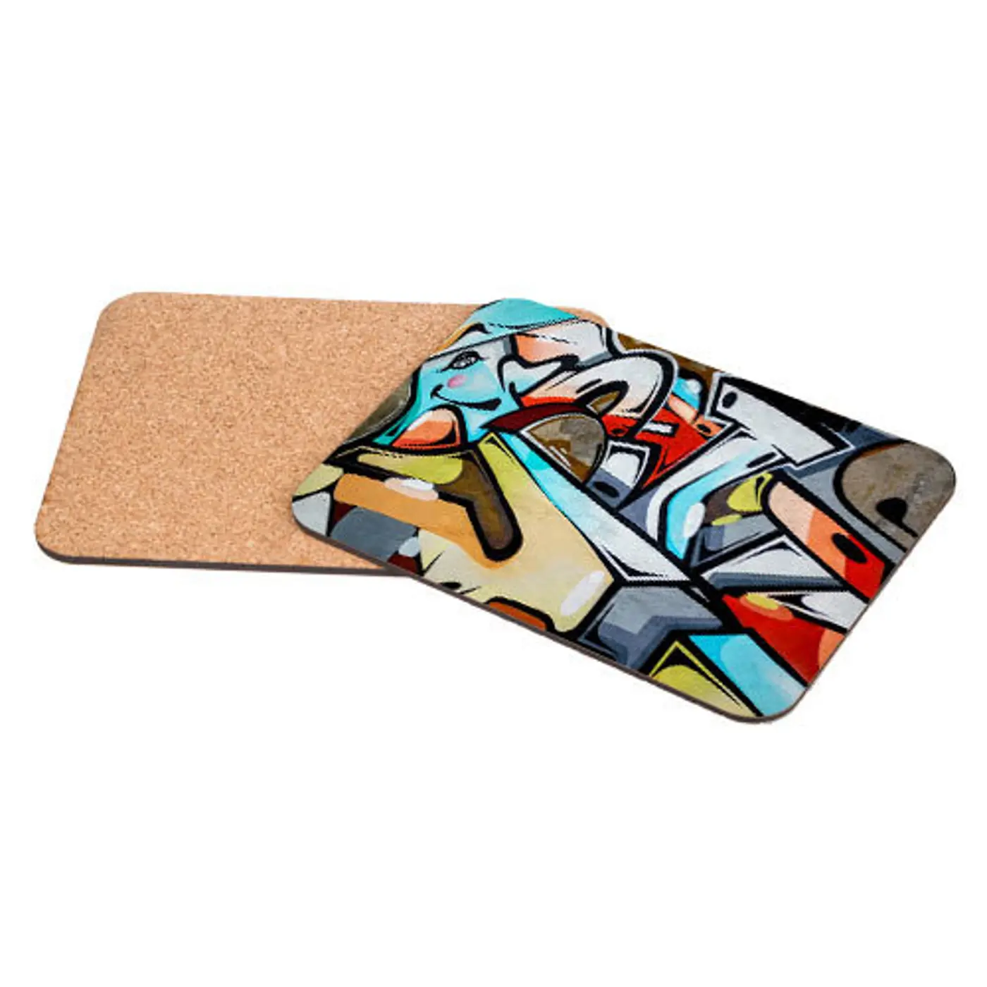 Korková podložka 25 × 19 cm – Graffiti - fotografie 1