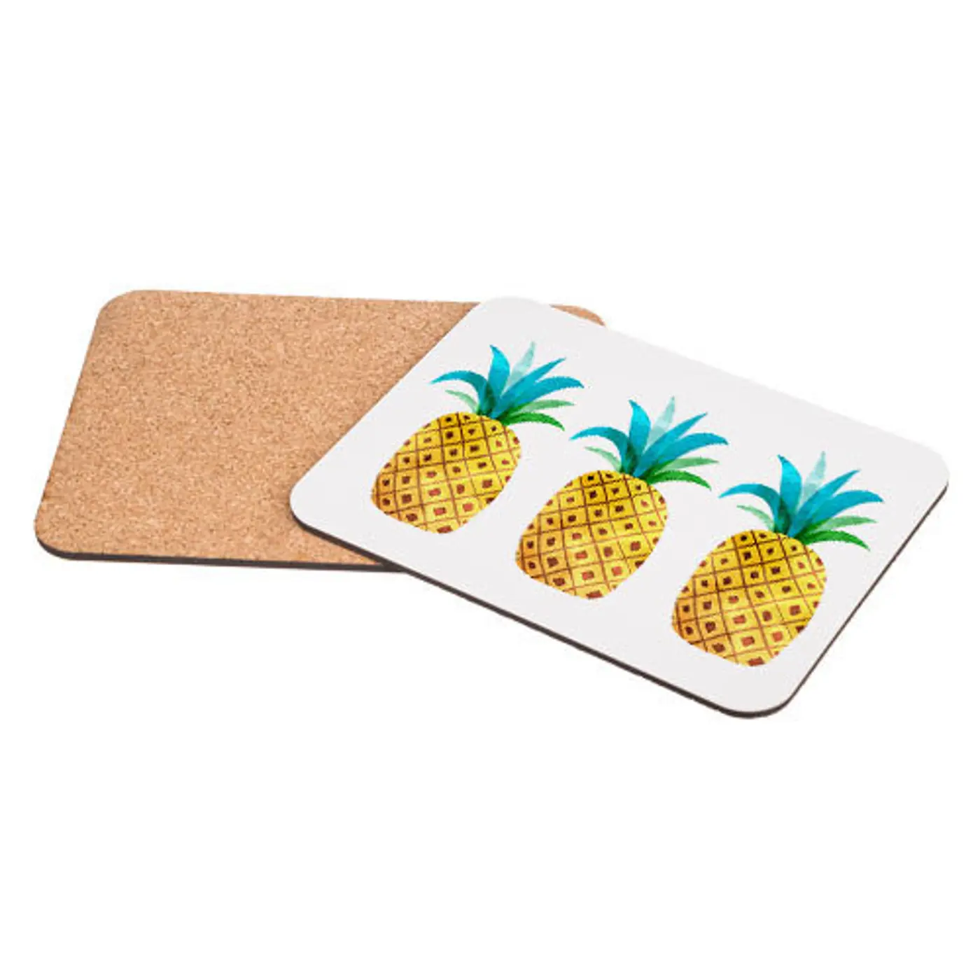 Korková podložka 25 × 19 cm – ananas - fotografie 1