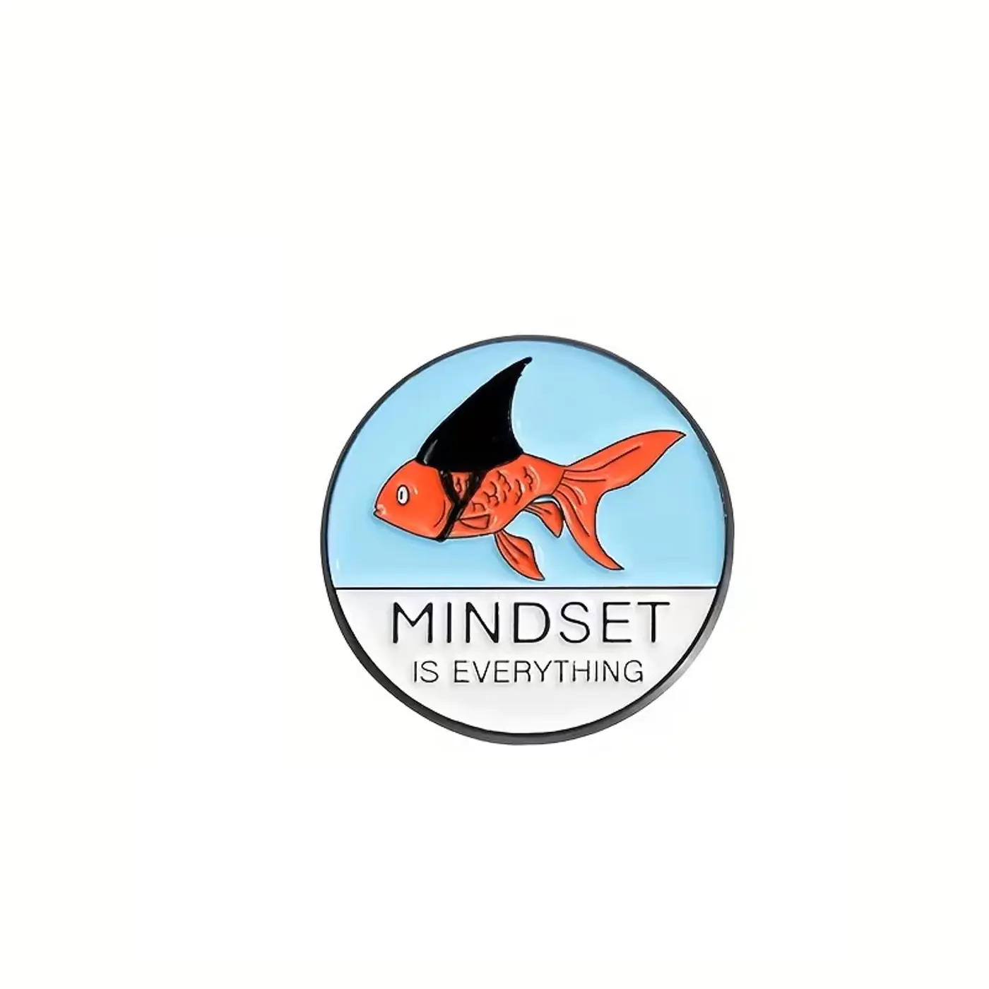 Smaltovaný pin „Mindset Is Everything“ – 2,9 cm - fotografie 1