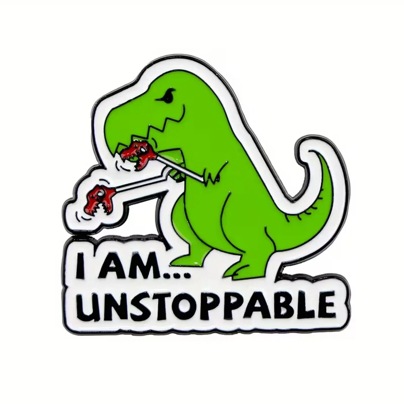 Smaltovaný pin unstoppable - fotografie 1
