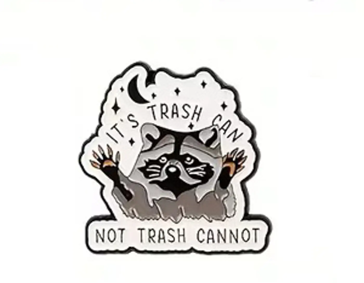 Pin – It's trash can Mýval  - fotografie 1