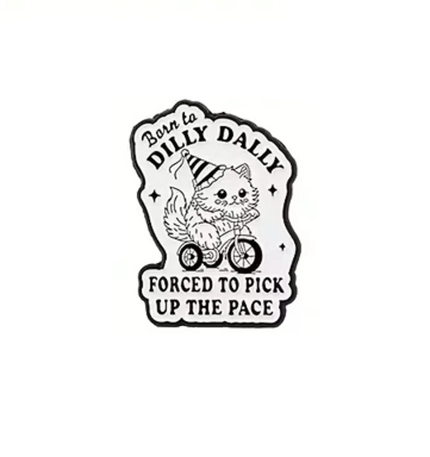 Pin –dilly dally  kočka - fotografie 1