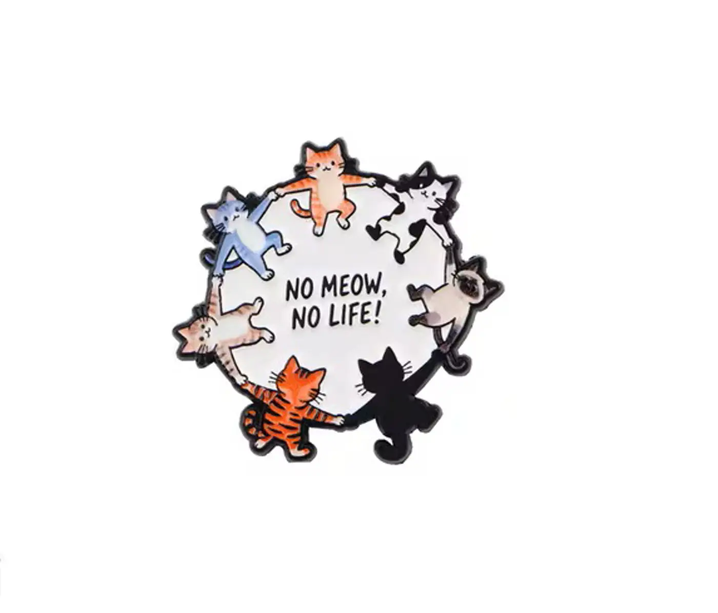 Pin – "no meow, no live" Kočičky  - fotografie 1
