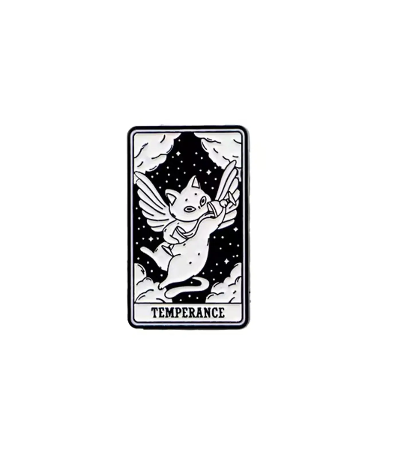 Pin – kočičí tarot "Temperance" - fotografie 1