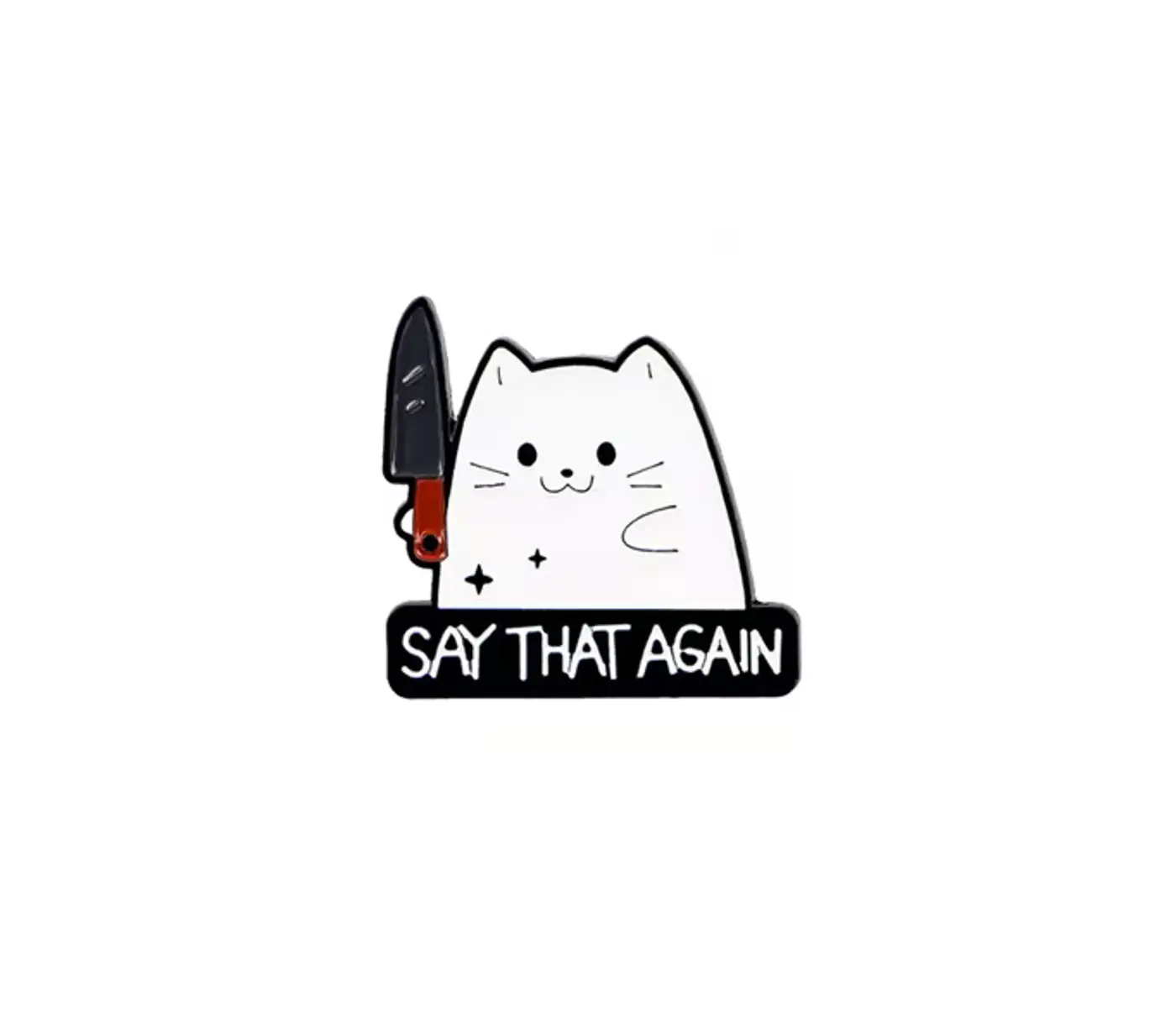Pin – "Say that again"  Bílá kočka - fotografie 1