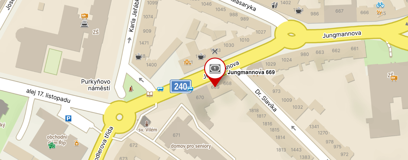 Prodejna Jungmannova 669